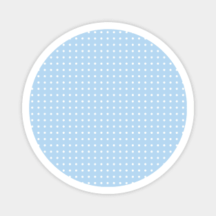 Pale Turquoise Polka Dots Magnet